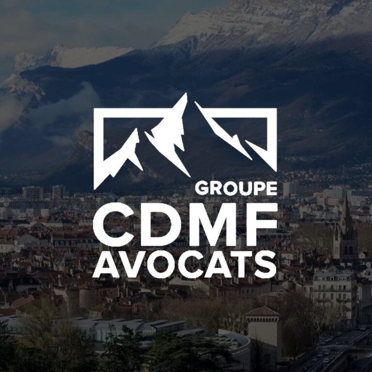 Logo du Groupe CDMF Avocats sur Grenoble et ses montagnes – réalisation Cerf à Lunettes
