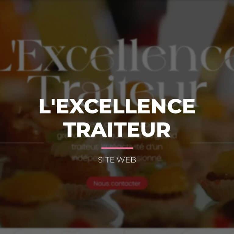 Site web L'Excellence Traiteur